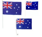 2-8x Australia Day Flag On Stick Hand Held Waving Large Oz Car Australian Banner