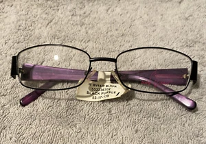 NEU Baby Phat 144 BLKPR schwarz/lila Brille Gestell 53-17-135 Ret $ 68 - Bild 1 von 3