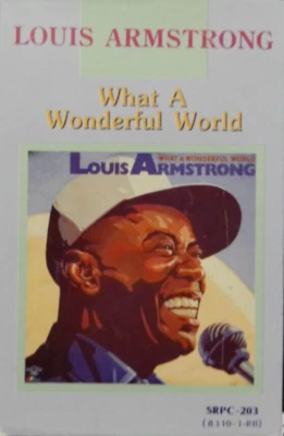 LOUIS ARMSTRONG--WHAT A WONDERFUL WORLD,SOUTH KOREA VERSION, USED AUDIO CASSETTE - Image 1 of 4