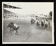 1969 Tropical Park Horse Track Miami Florida Race Jockeys Vintage Press Photo FL