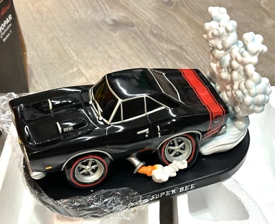 Bent Rod Garage 1:18 1969 Dodge Super Bee Black Red Stripe New Boxed Resin Rare - Image 1 of 4