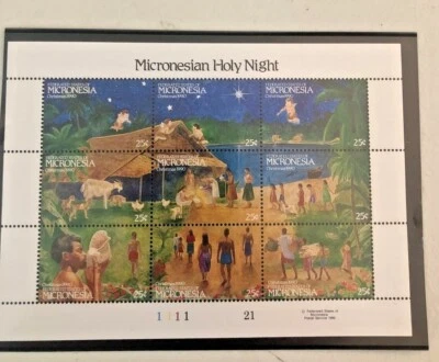 Collection Of Federated States Of Micronesia  Mad Nights 1990 S/sheet - Image 1 of 2