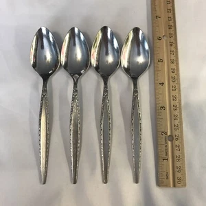 Oneida Venetia 4 Stainless Steel Teaspoons Community GUC - Bild 1 von 6