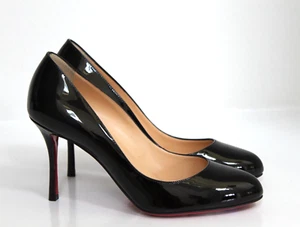 Zapatos de salón Christian Louboutin Dolly de charol negro talla 6,5/37 - Imagen 1 de 10