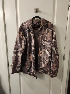 Game Winner Camo Hunting Jacket Size XXL Full Zip Hooded Outdoors  - Image 1 of 4