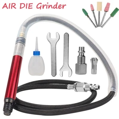 Air Micro Die Grinder Kit Pencil Style Pneumatic Grinding Rotary Engraving Tool - Image 1 of 4