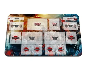 Tiny Epic Zombies Playmat Custom Neoprene Unded Board Game Mat 18" x 12" - Picture 1 of 3