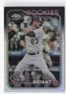 2024 Topps Chrome Kris Bryant #179 Refractor Rockies - Picture 1 of 2