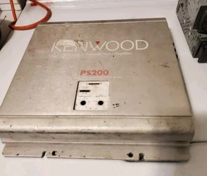 Kenwood KAC-PS200 - 2 Canales 200W Amplificador de Potencia Estéreo De Colección Plateado 12v - Imagen 1 de 15