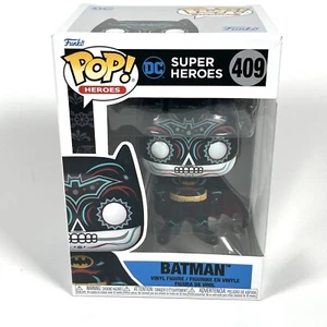 Funko Pop! Día De Los Batman #409 Day of the Dead DC Super Heroes w/ Protector - Picture 1 of 8