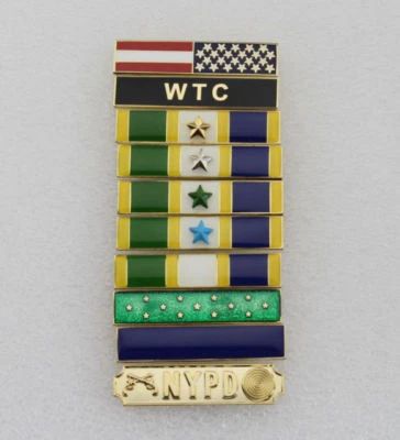 Uniforme Police Service Citation Bar NYPD--10 Bares Foto 1 de 2