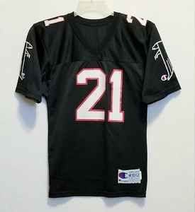 Vintage Atlanta Falcons Deion Sanders Youth Jersey 1992 Champion Medium M 10-12 - Picture 1 of 8