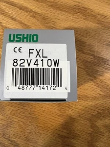 USHIO FXL 82 voltios 410 vatios proyector bombilla 2 pines halógena MR16 GY5.13 3300K - Imagen 1 de 2