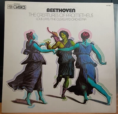 Louis Lane, Cleveland Orchestra, Beethoven Creatures Of Prometheus, LP record EX - Image 1 of 3