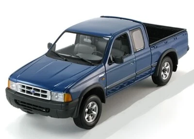 Ford Ranger Blu IN Metallo Azione MINICHAMPS 1/18 Performance 1:18 Vassoio Di - Immagine 1 di 2