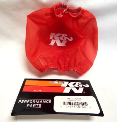 K&N FILTERS RC-9350DR Pre Filter AIR CLEANER WRAP COVER Open Top 4.875 Tall - Image 1 of 2