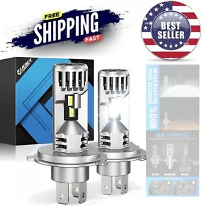 H4 Super Bright 9003 Fog Bulbs - 800% Brighter, 70,000-Hour Lifespan , Pack of 2 - Picture 1 of 8