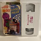 BARNEY Good Day Good Night (White VHS Tape) Classic Collection, Never Seen on TV