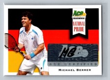2013 Ace Authentic Grand Slam National Pride Michael Berrer AUTO #NP-MB1 Germany