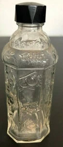 Chastenet Freres Bordeaux France Bottle Glass VTG With Nudes and Fruit 5 1/2" H - Picture 1 of 9