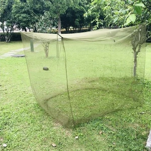 Army Green Camping Tent Mesh Insect Net Perfect for Outdoor Activities - Picture 1 of 7