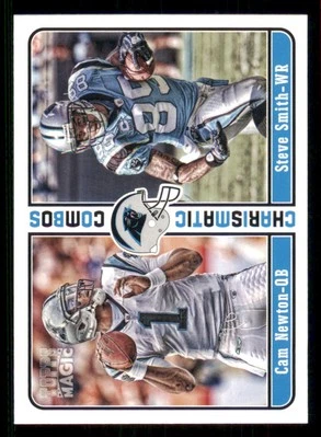2012 Topps Magic Charismatic Combos #CCNS Cam Newton/Steve Smith - Image 1 of 2