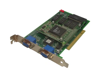 MIRO 22SD Dual S3 Trio64V+ 2x2MB PCI DUAL VGA GRAFIKKARTE #GK12638 - Picture 1 of 4