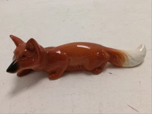 Vintage Sylvac Ceramic Fox Figurine No. 1424 Gloss Finish - Picture 1 of 7