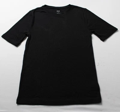 Camiseta para mujer Gap manga corta lisa favorita cuello redondo AC2 negra pequeña  Foto 1 de 3