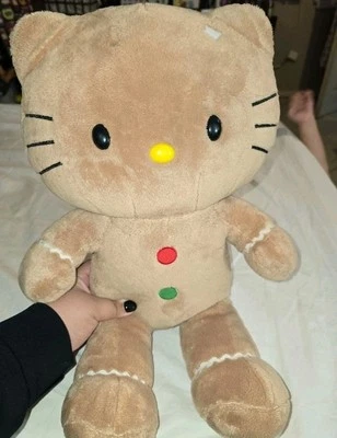 Build A Bear Hello Kitty Gingerbread Brown Plush Christmas 2012 No Bow 18”  - Image 1 of 4