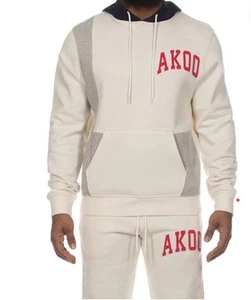 AKOO Hoodie Sweatshirt Whisper White Men’s Size 2XL NWT - Picture 1 of 9