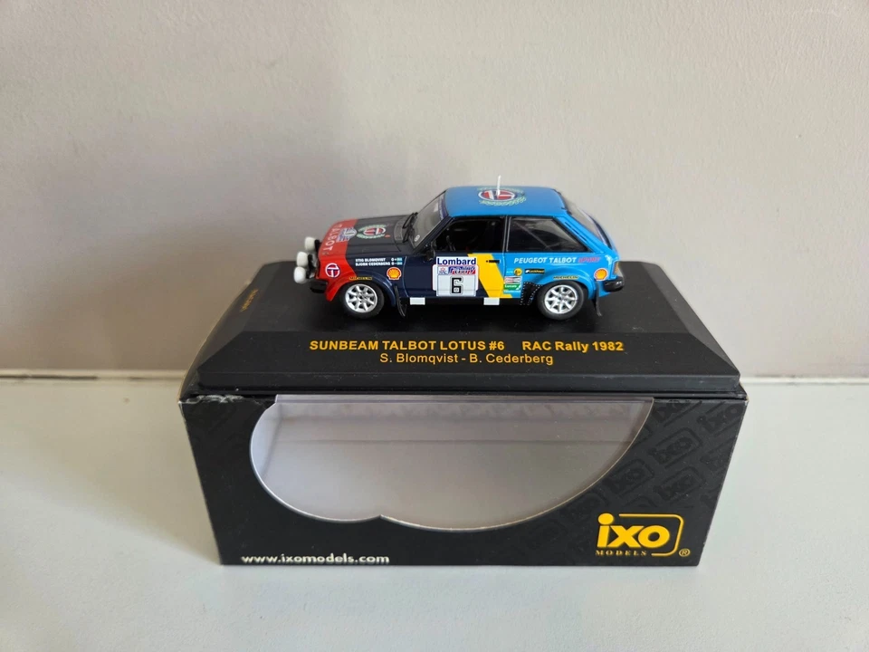 IXO 1/43 Lotus Talbot Sunbeam Blomqvist/Cederberg - RAC Rally 1982 - RAC091 - Immagine 1 di 4