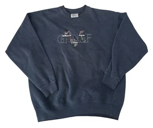 Vintage Embroidered Golf Graphic Crewneck Sweatshirt Size Large Gray 90’s - Picture 1 of 3