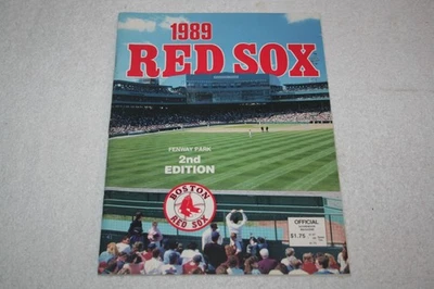 1989 Boston Red Sox PROGRAM vs Detroit Tigers 6/13-14 * Wade Boggs Roger Clemens - Image 1 of 4