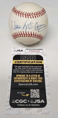 Willie McCovey Signed Rawlings Official National League Baseball JSA COA A9 - Image 1 of 3