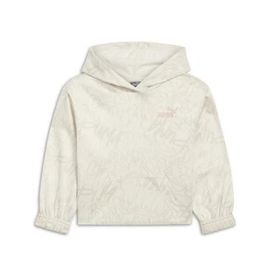 PUMA Vibe Pk Graphic Hoodie Youth Girls Beige Casual Outerwear 94234702 - Picture 1 of 2
