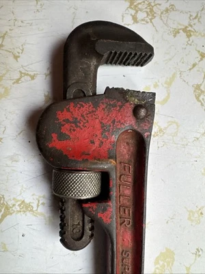 NICE FULLER 10" PIPE WRENCH SUPER QUALITY STRAIGHT HEAVY DUTY MADE JAPAN VINTAGE - Image 1 of 4