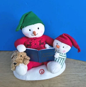 Hallmark 2019 Jingle Pals Story Time Snowman Plush The Night Before Christmas - Picture 1 of 8