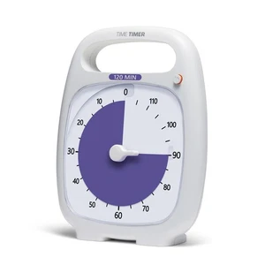TIME TIMER PLUS 120 Minute Desk Visual Timer Countdown Timer with Portable Ha... - Picture 1 of 5