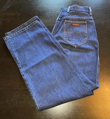 Pantalones de mezclilla de tiro alto Wrangler Misses vintage años 70 cintura 30X29 Foto 1 de 4