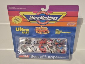Galoob Micro Machines 1989 Sealed Set #54 Best of Europe Collection