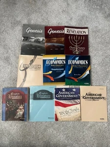 Abeka 12th Grade Textbooks and Keys - Picture 1 of 2
