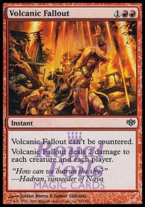 Volcanic Fallout 1x FOIL CON MTG Conflux Uncommon MINT red - Picture 1 of 1