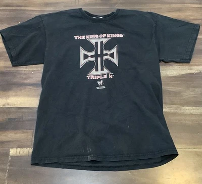 Camisa Steve & Barry’s Vintage Triple H Talla Grande WWE Wrestling Foto 1 de 2