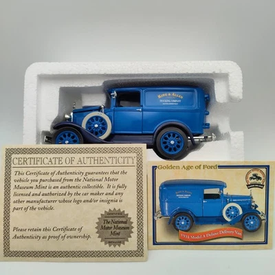 New With Box 1931 Ford Model A Deluxe Delivery Van National Motor Museum Diecast - Image 1 of 4