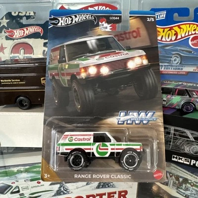 Range Rover Classic (Castrol) 2/5 gráficos de velocidad Hot Wheels 2024 HW Foto 1 de 4