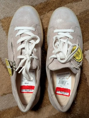 NUEVAS Zapatillas Paul Green Cuero Tostado Metálico, US Talla 7 Foto 1 de 4