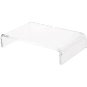 Plymor Clear Acrylic Rectangular Display Riser, 2" H x 10" W x 6" D (3/8" thick) - Picture 1 of 1