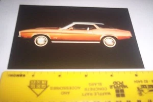 FORD 1971 MUSTANG GRANDE  Orig POSTCARD - Picture 1 of 1