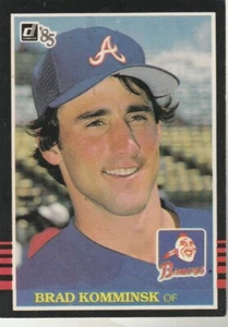 FREE SHIPPING-MINT-1985 Donruss #321 Brad Komminsk Braves PLUS BONUS CARDS - Picture 1 of 1